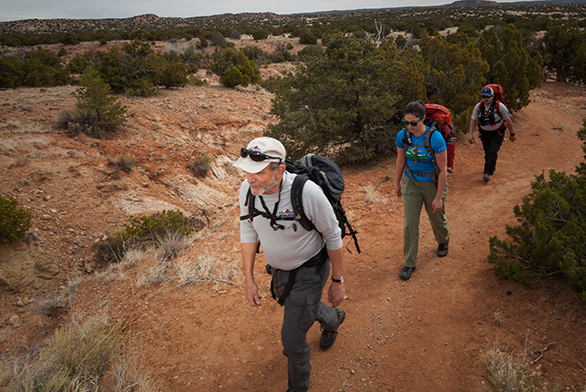 The Atalaya Search and Rescue team treks through northern New Mexico.