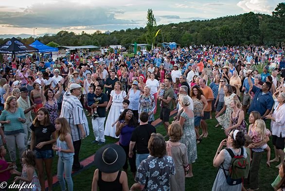 Crowds gather for Music on the Hill