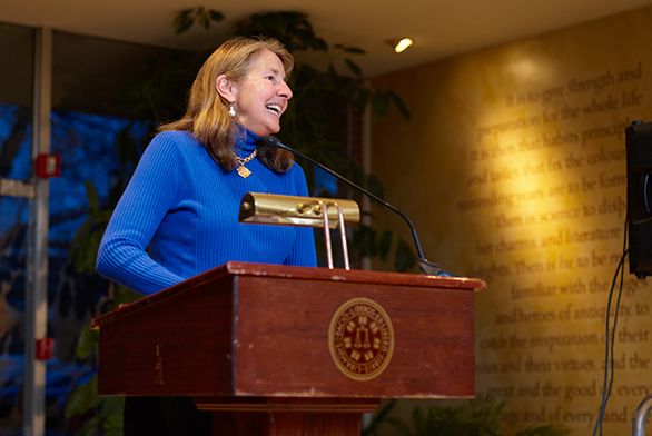 Retired Mitchell Gallery Director Hydee Schaller