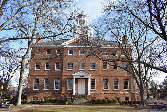 McDowell Hall is at the center of the Annapolis campus.