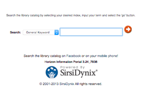 Basic Search Library Catalog