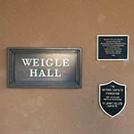 Santa Fe Weigle Hall Wall Plaque