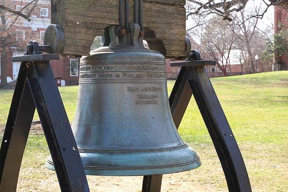 Liberty Bell on the Annapolis Campus