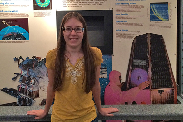 Kristin Hoch interned over the summer at Los Alamos National Laboratory in New Mexico.