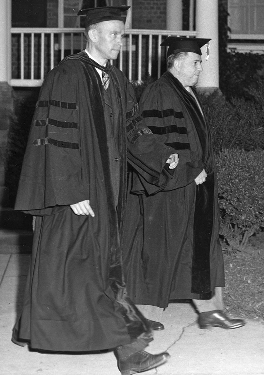 Convocation 1949 Richard Weigle and Jacob Klein