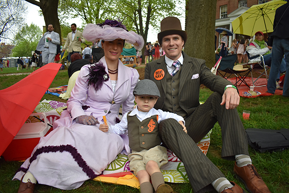 The McDowell family enjoys the 2017 Annapolis Cup.