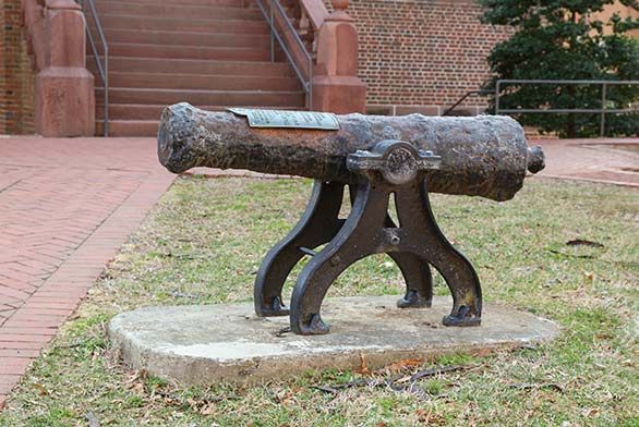 College Cannon on the Annapolis Campus