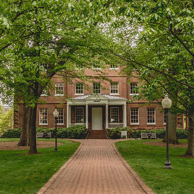 Annapolis campus brick walkway