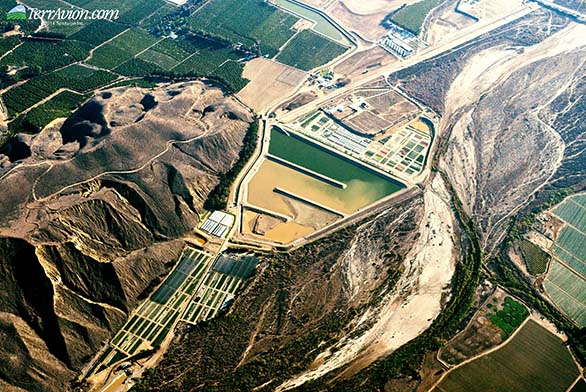 An aerial image provided by TerrAvion shows agricultural land.