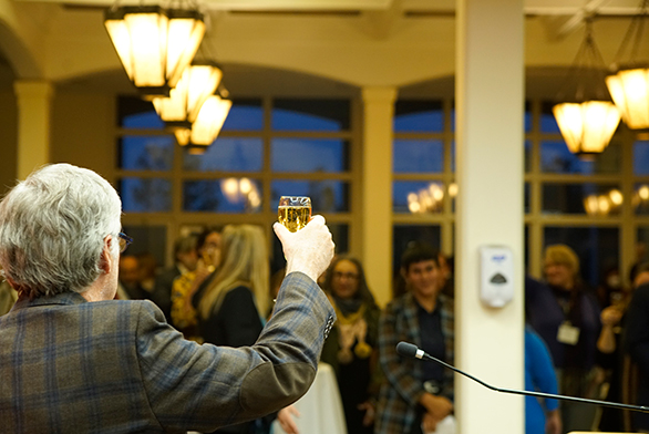 President Mark Roosevelt Toasting St Johns College