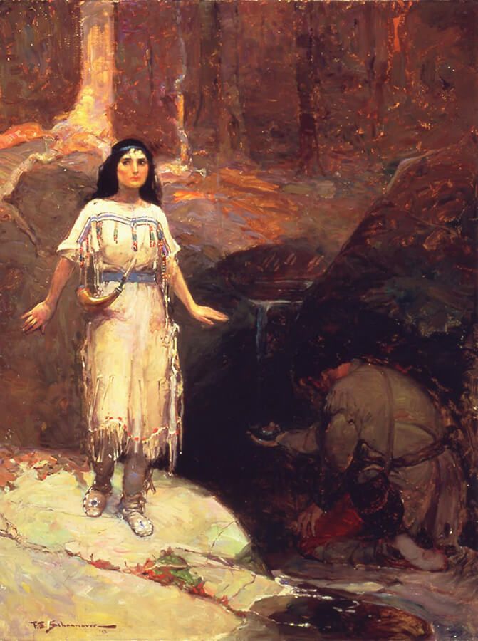 Maid of the Forest  by Frank Schoonover, Mitchell Gallery