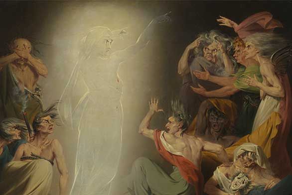 Clytemnestra ghost painting, John Downman, Yale University