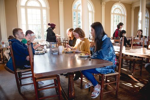 Randall Hall dining room at St. John’s College in Annapolis