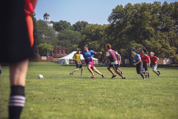 Annapolis Intramural Soccer Game Fall 2021