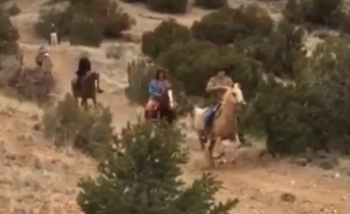 Johnnies on horseback