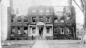 McDowell Hall after Fire of 1909 SJC