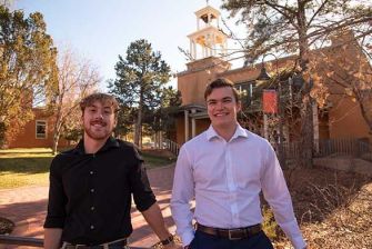 Ronan McKague and Travis Skabo, City of Santa Fe interns