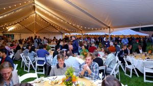 Tent Dinner at Mark Roosevelt Inauguration 2016