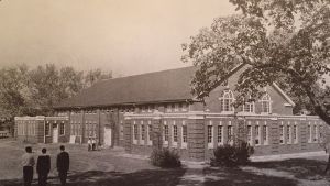 1933 Annapolis Campus Views 19 The Rear of the Gymnasium