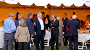 Tent Minglers at Mark Roosevelt Inauguration 2016