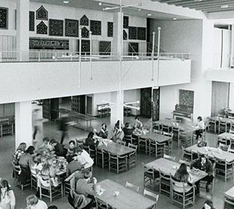 Girard Designs in Dining Hall Santa Fe St Johns College