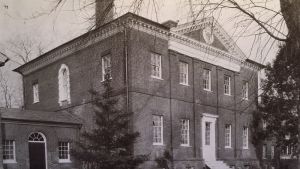 1933 Annapolis Campus Views 22 The Rear of the Hammond Harwood House