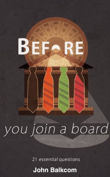 Before You Join a Board: 21 Essential Questions