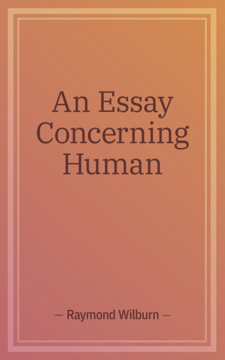 An Essay Concerning Human Understanding