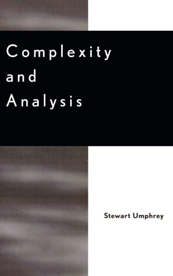 Complexity and Analysis